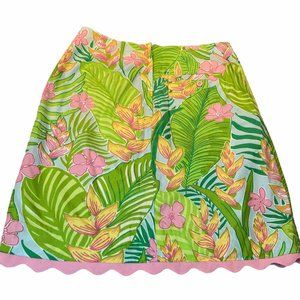 Lilly Pulitzer tropical print skirt